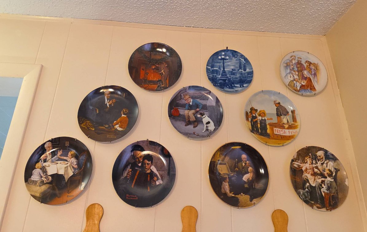 (8) Norman Rockwell Plates by Knowles Plus (2) Other Collector Plates, 8.5" Diameter