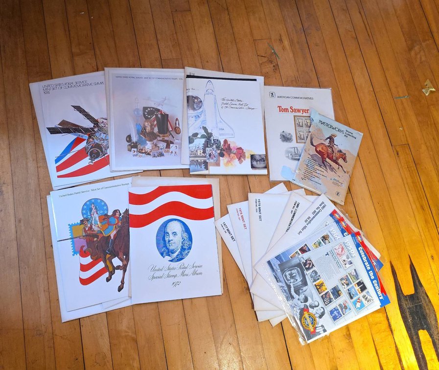 United States Postal Service Special Commemorative Stamp Sets 1972–1979 Plus Stamp Collecting Kit