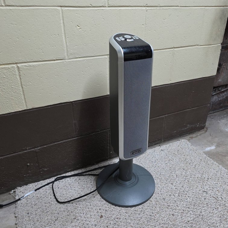Lasko 5397 Movable Air Heater 1500W Digital Oscillating Tower with Controls and Adjustable Settings