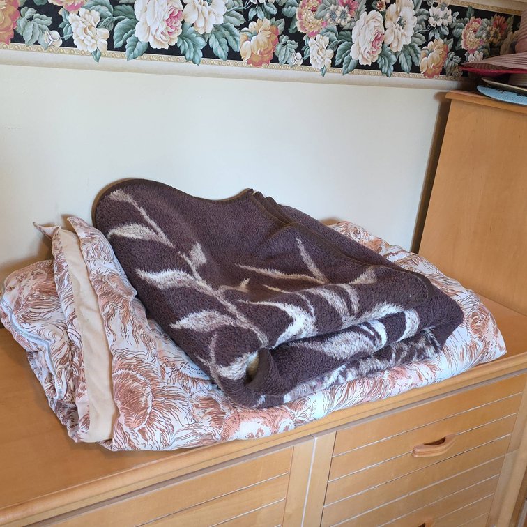 Leopard Print Blanket and Lion Print Sleeping Bag with Zipper Closure, Brown and Tan Animal Theme