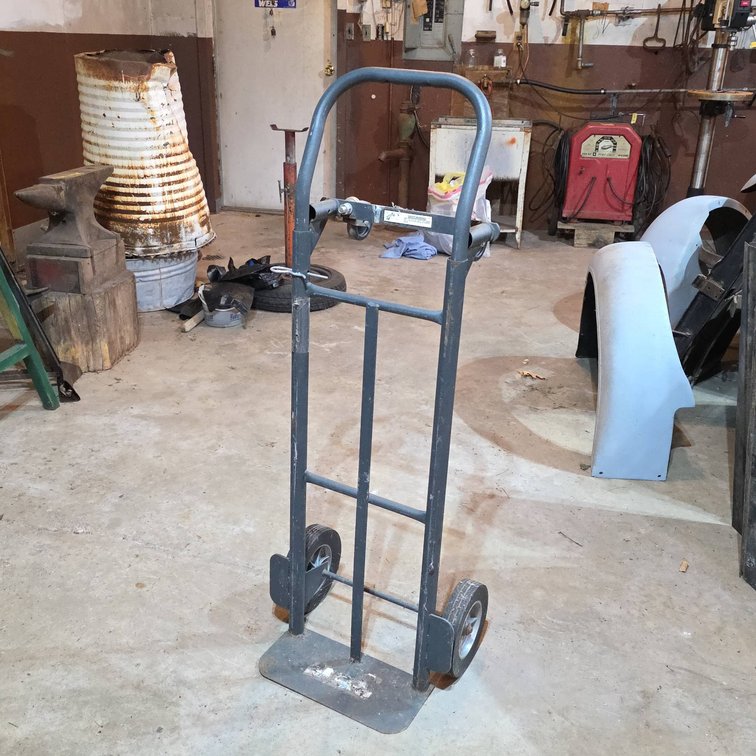 Milwaukee Steel Hand Truck with 300 lb Load Rating and Dual Wheels for Heavy-Duty Transport