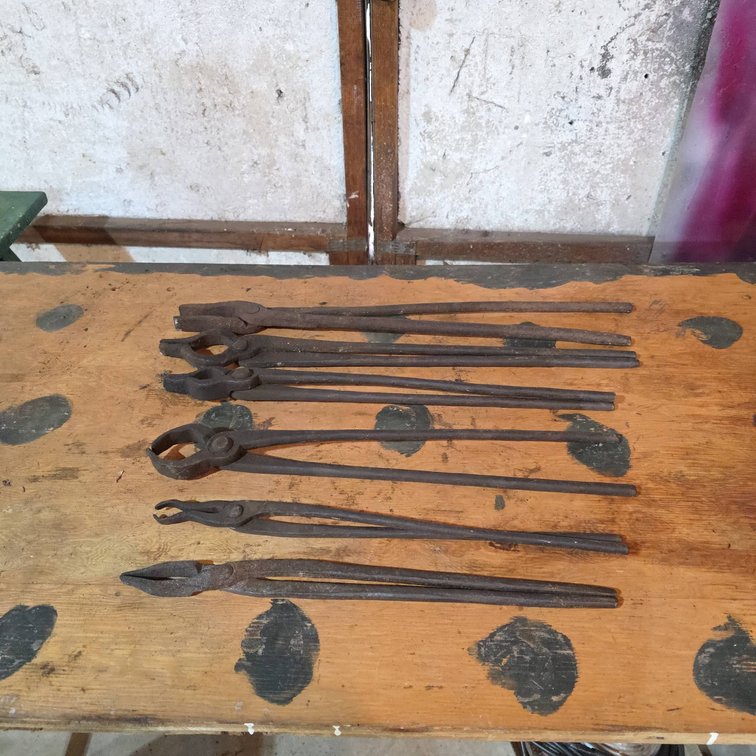 39.5" Wide Metal Frame Saw Horses with Wood Tops, 31" Tall, Green Painted Construction