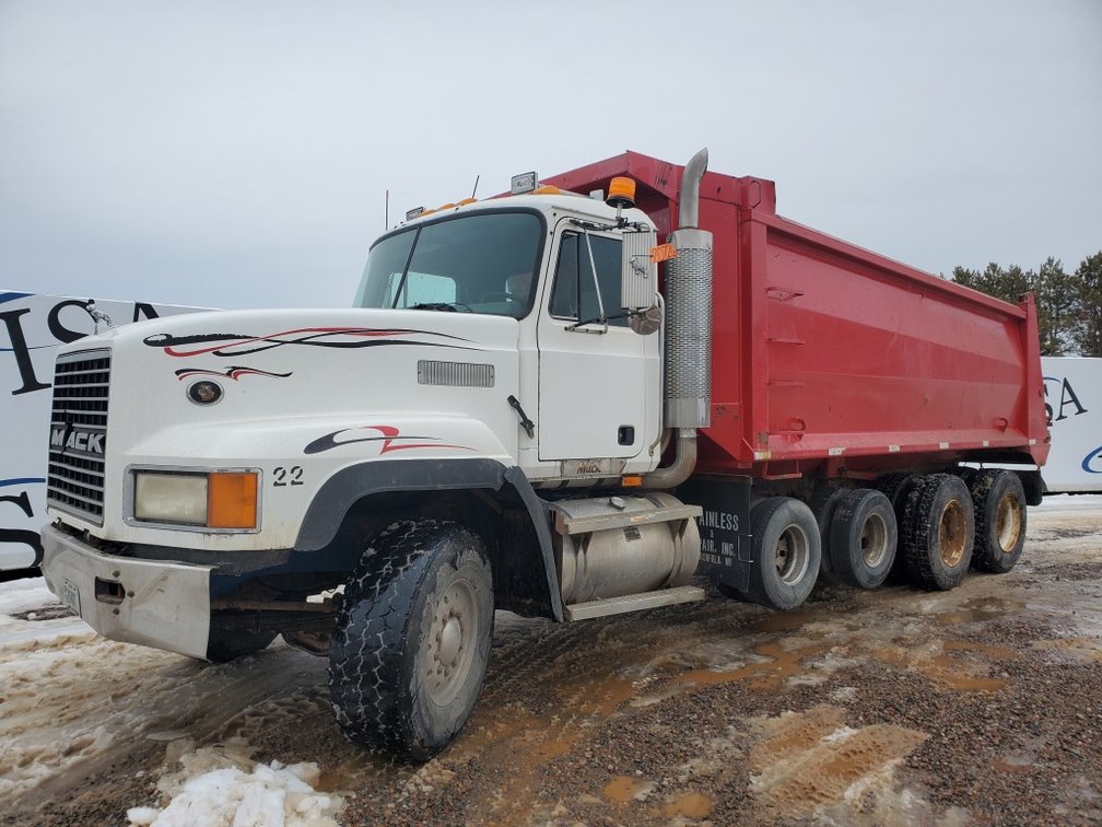 1995 Mack CL713 Quad Dump Truck