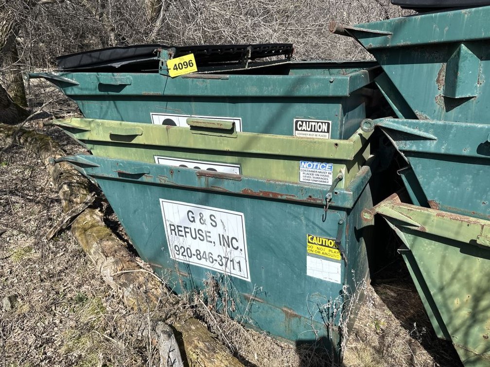 (3) 64" x 72" Dumpsters