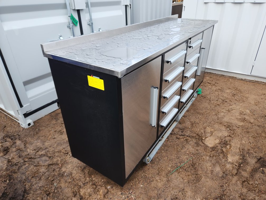 Unused Approx. 7' 3" Stainless Steel Workbench