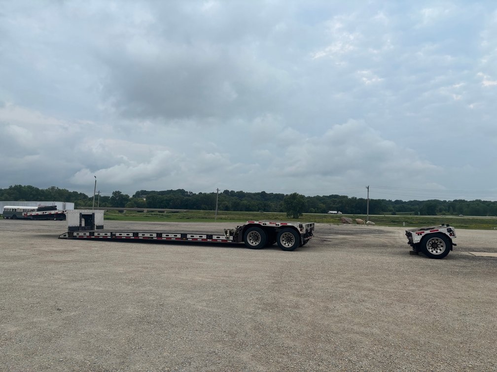 2013 Trail King TK75 AMG Tandem Axle RGN Lowboy Trailer W/ Flip Axle
