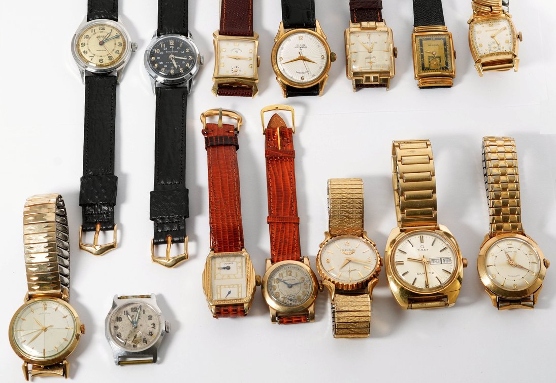 WW lot (14) Assorted Swiss & American mechanical and quartz models, 10 run