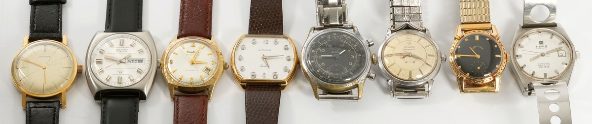 WW lot (8) Assorted Swiss & American models, all run