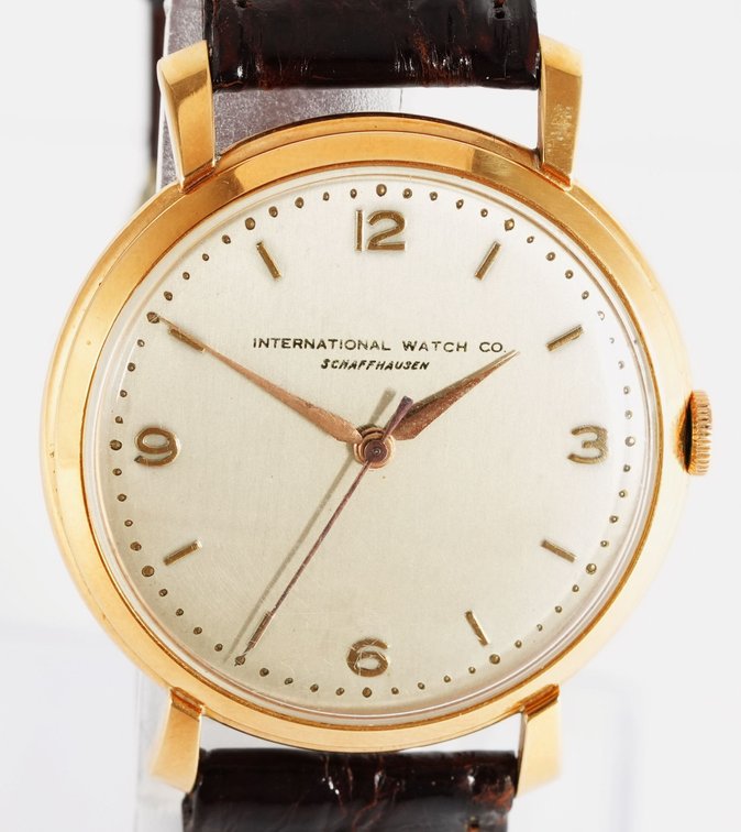 International Watch Co (IWC) in 18K, manual wind