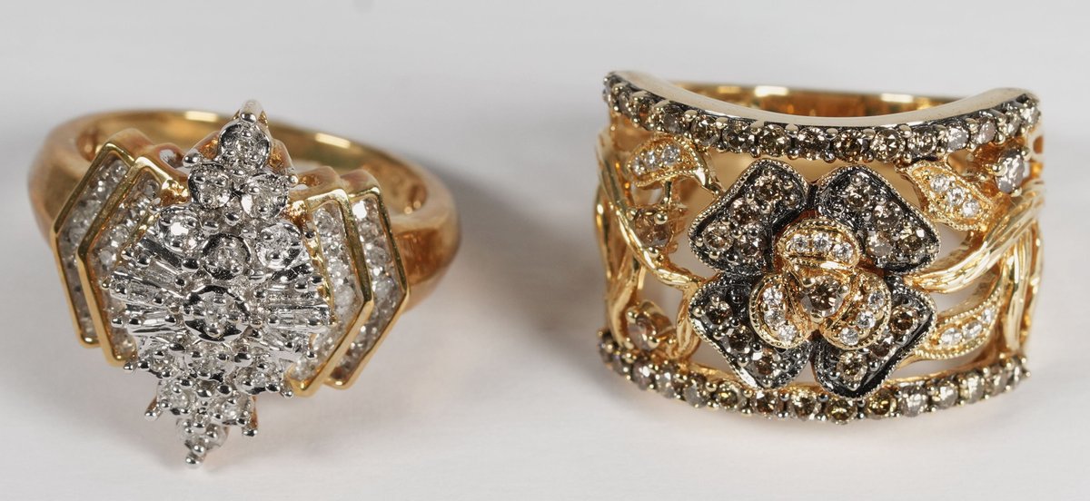 Jewelry lot (2) Rings in 10K & 14K
