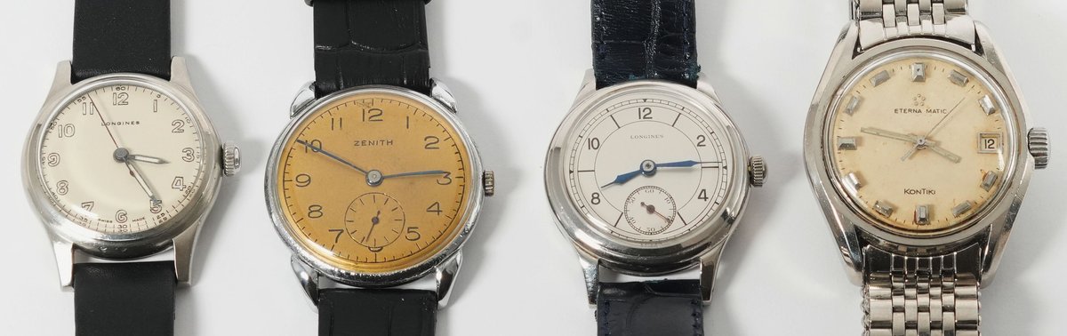 WW lot (4) Swiss mechanical models, all run