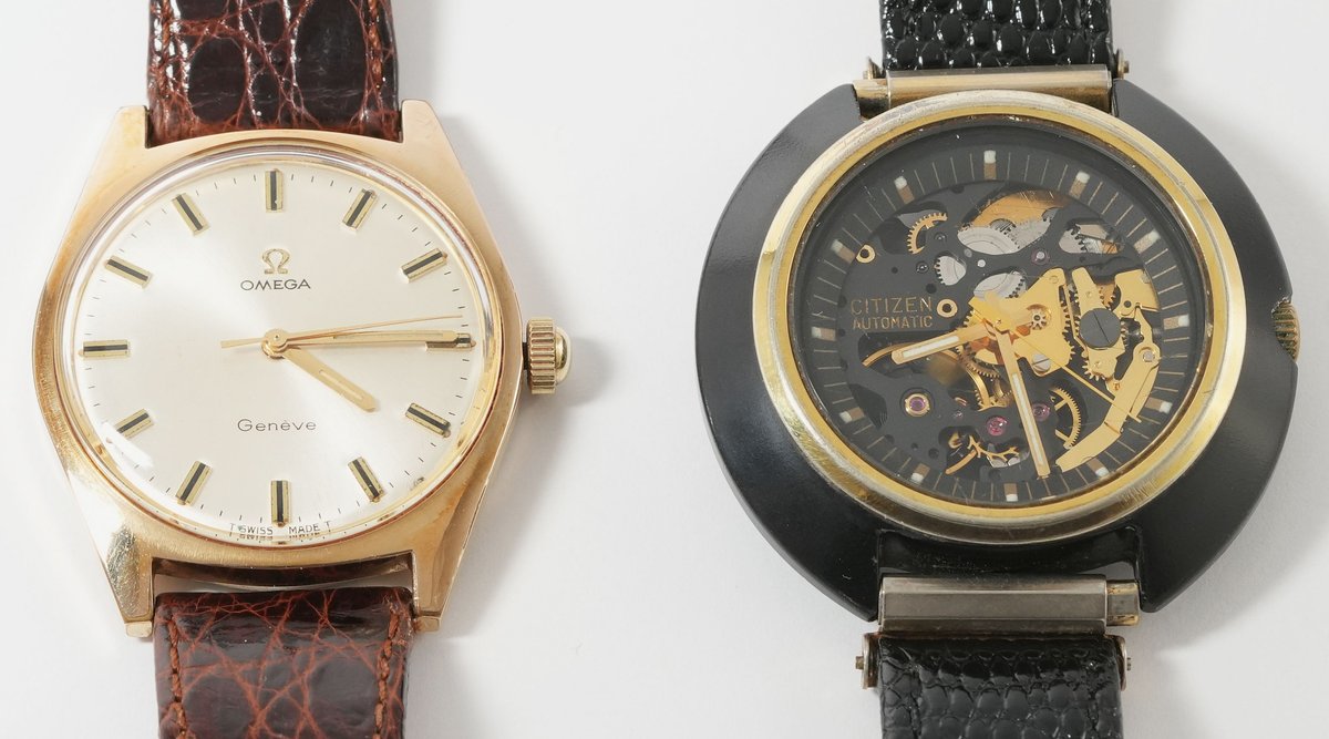 WW lot (2) Swiss & Japanese mechanical models, both run