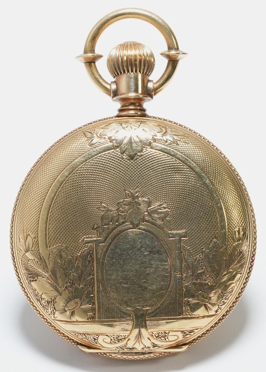Waltham, pendant watch, 13J, 8S, 14K HC w/beautiful detail