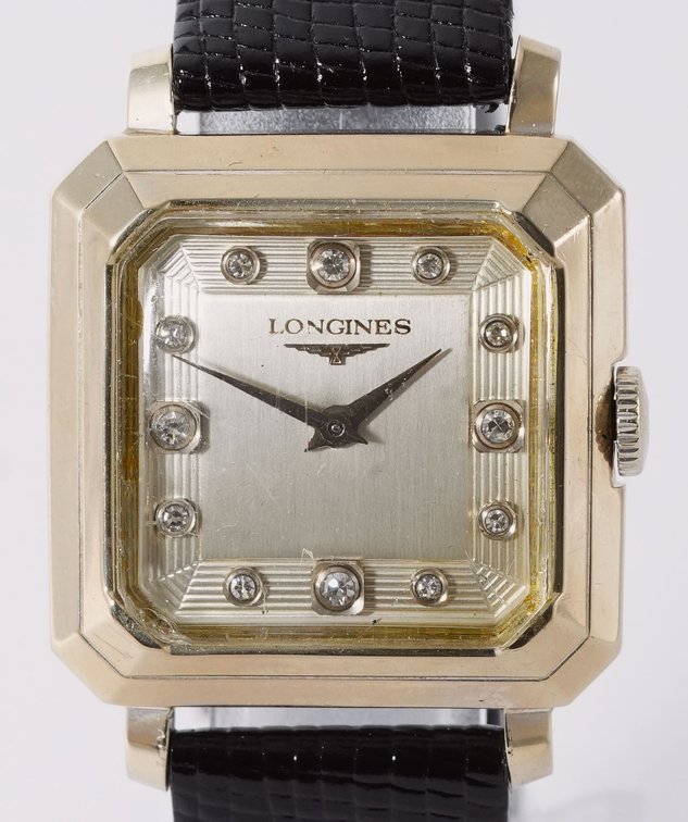 Longines in 14K, manual wind