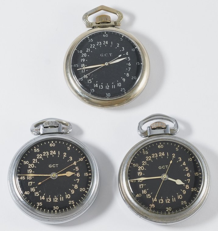 PW lot (3) Elgin, military BW Raymond, 22J, two run