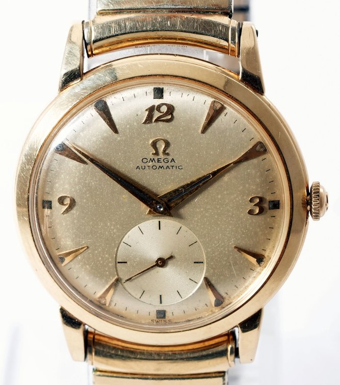 Omega bumper automatic in 14K
