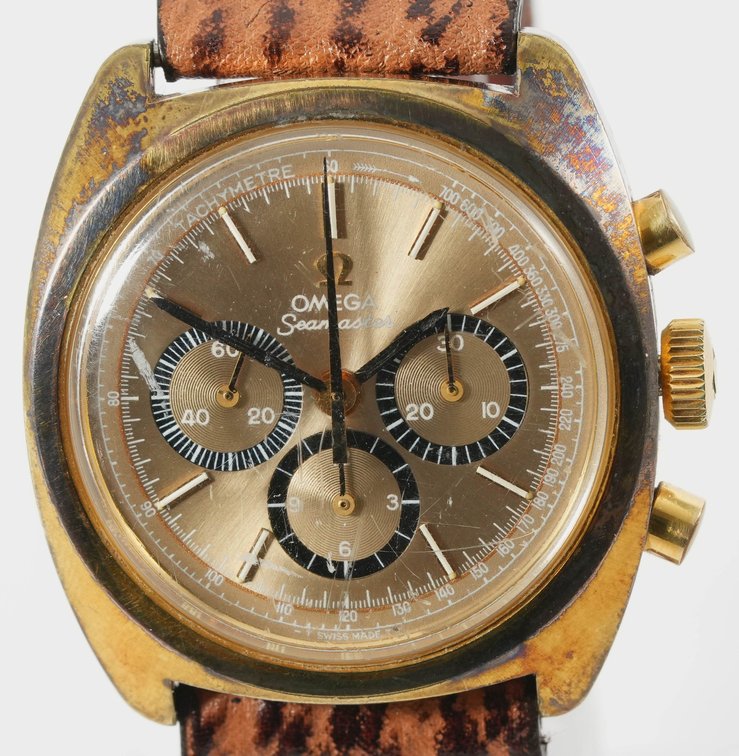 Omega Seamaster chronograph, manual wind