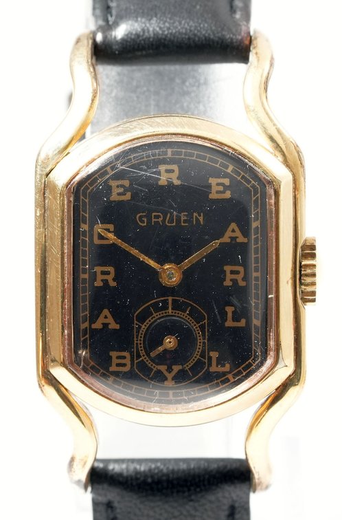 Gruen driver's watch, manual wind
