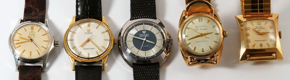 WW lot (5) Swiss & American mechanical models, all run