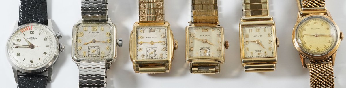 WW lot (6) Assorted Swiss & American mechanical models, all run
