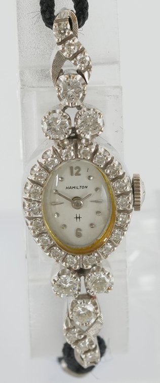 Lady's Hamilton cocktail watch in 14K