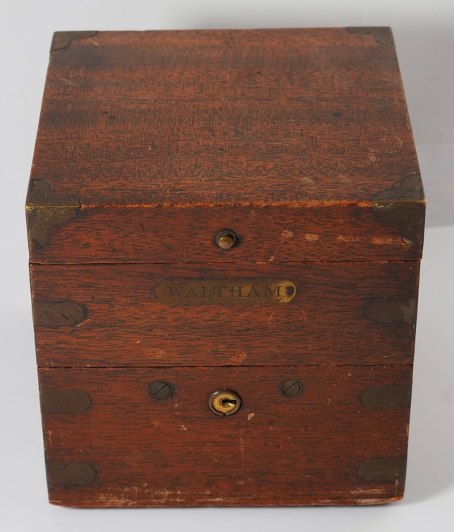 Waltham, US Navy lever marine chronometer, 8-day