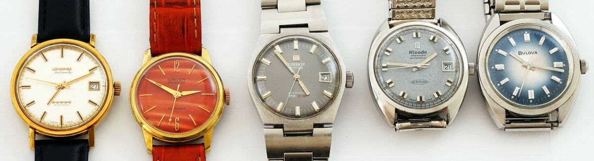 WW lot (5) Swiss & Japanese mechanical models, all run