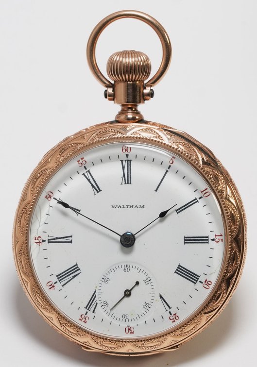 Waltham, Model 1888m 16S, 10K rose gold