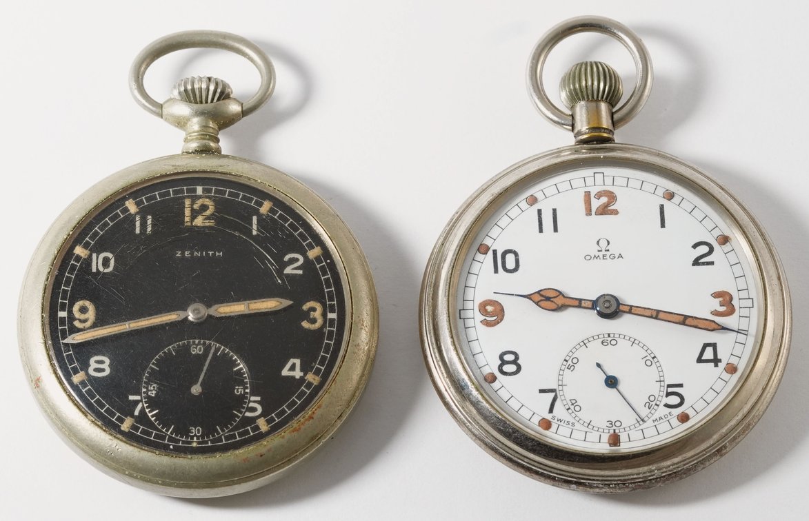 PW lot (2) Zenith and Omega, military, both run
