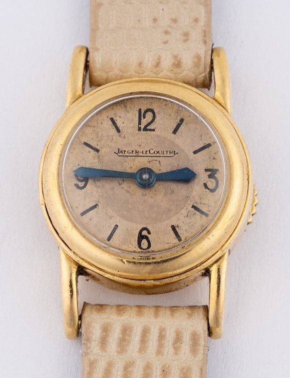 Lady's Jaeger LeCoultre back set, manual wind in 18K