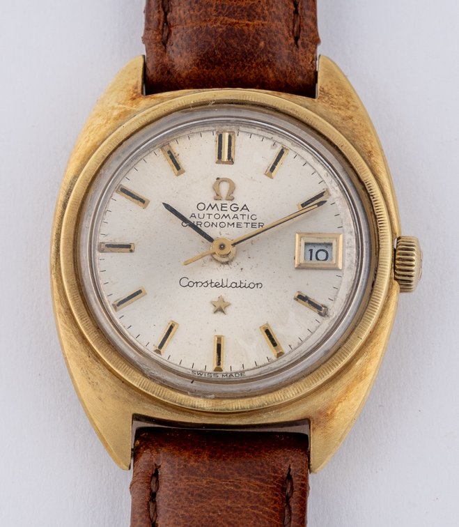 Lady's Omega Constellation Chronometer in 18K