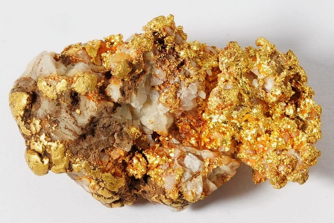 Alaskan gold quartz nugget