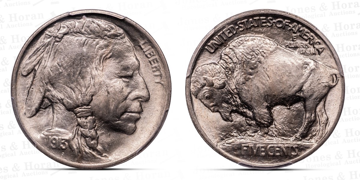 US Buffalo Nickel, 1913 Type 1, PCGS MS66+ w/CAC