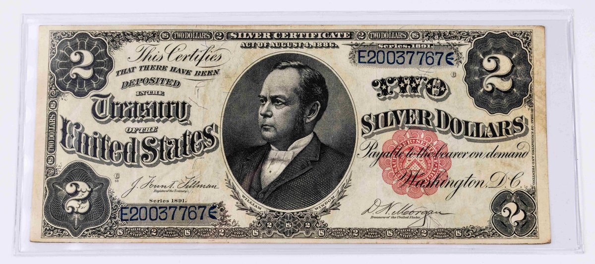 US $2 Silver Certificate, series of 1891 (FR# 246)