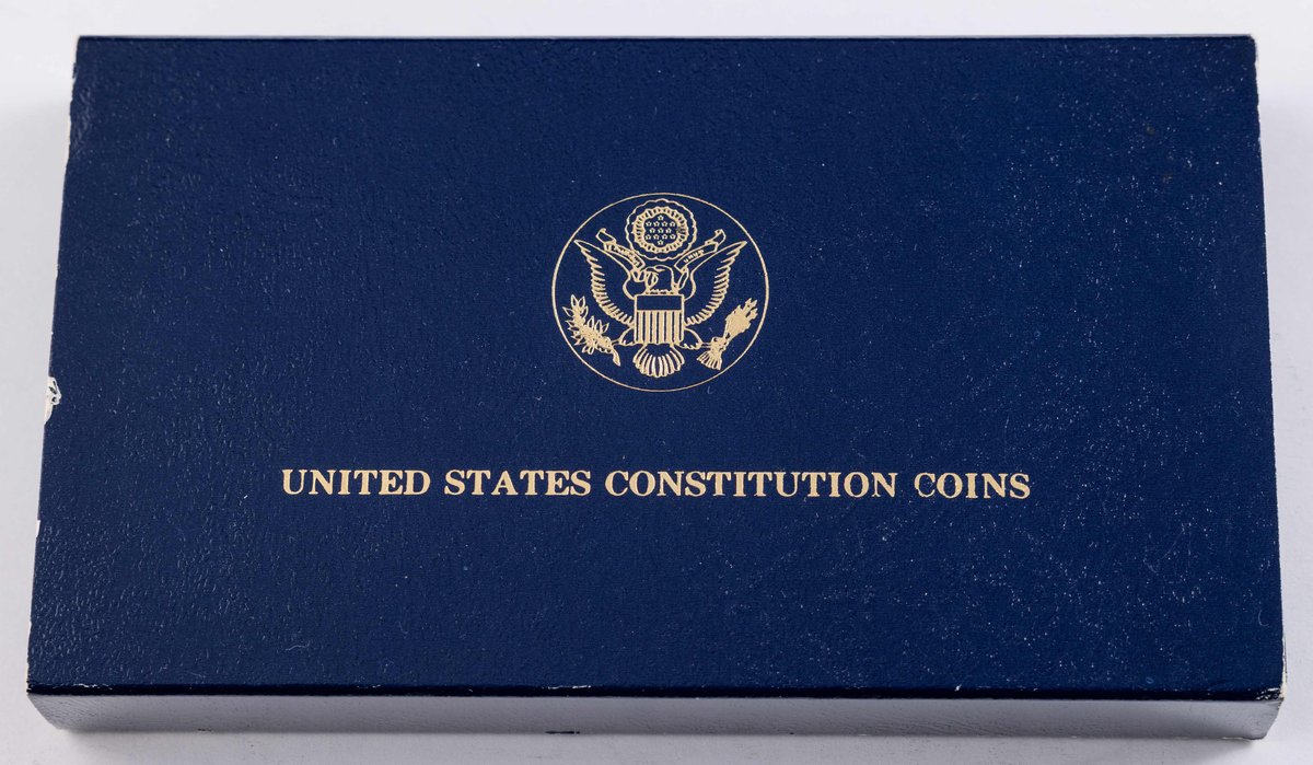 US Constitution Commemorative $5 gold coin, 1987