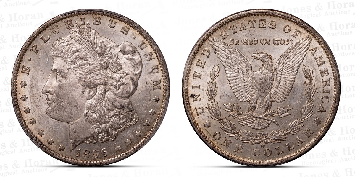 US Morgan Dollar, 1896-O, PCGS AU58