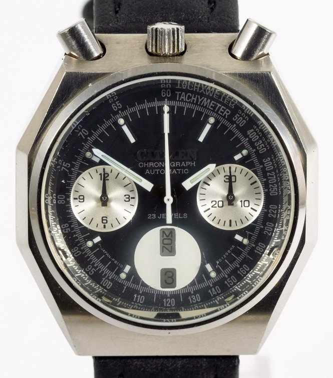 Citizen Challenge Timer bullhead chronograph, ref 67-9356, automatic