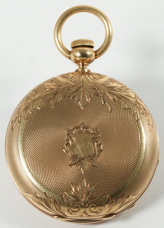 Elgin, pendant watch, 10S, 14K HC