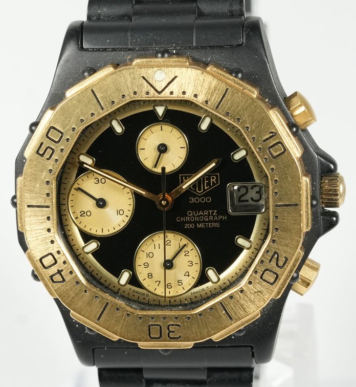 Heuer 3000 chronograph, ref 236.006, quartz