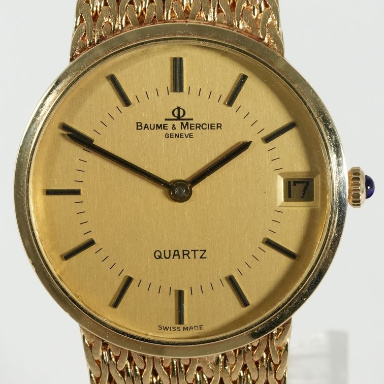 Baume & Mercier, ref 65125, quartz in 14K w/B&P