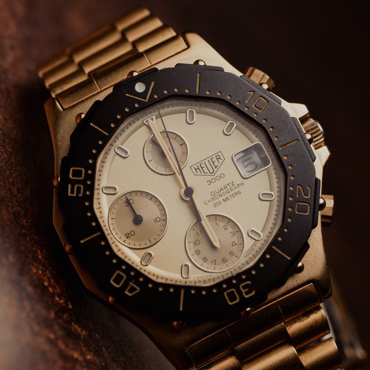 Heuer 3000 chronograph, ref 237.406, quartz
