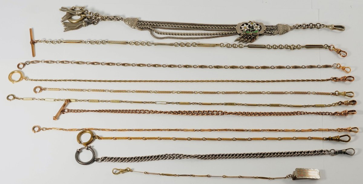 Lot (11) Assorted PW chains