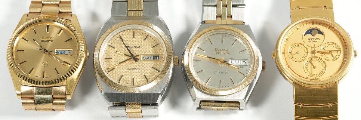 WW lot (4) Swiss & Japanese models, one runs