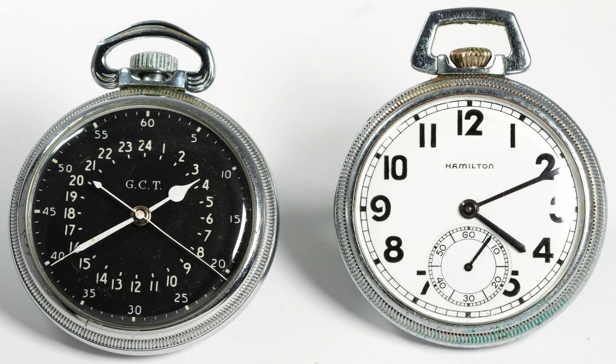 PW lot (2) Hamilton, WWII era military, 17-22J, both run