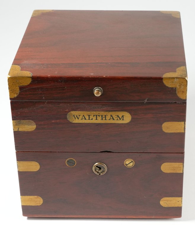 Waltham, lever escapement 8-day marine chronometer