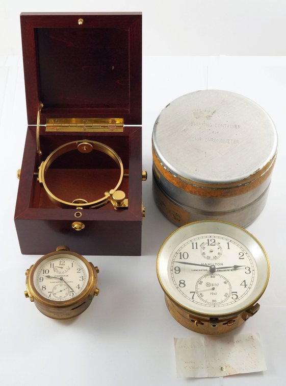 Lot (2) Hamilton, military timepieces, one runs