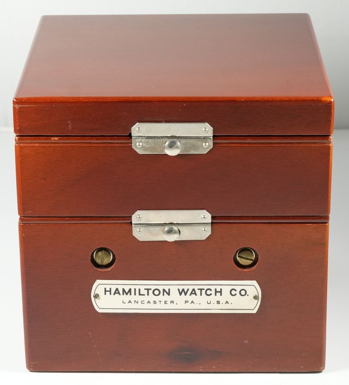 Hamilton, Model 22, WWII era lever marine chronometer