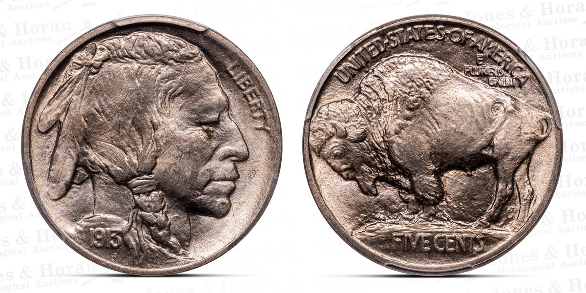 Buffalo Nickel, 1913 - Type 1, PCGS MS66