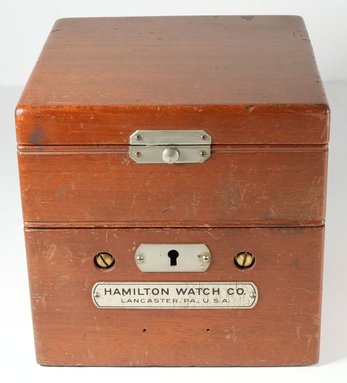 Hamilton, Model 22, WWII era lever marine chronometer