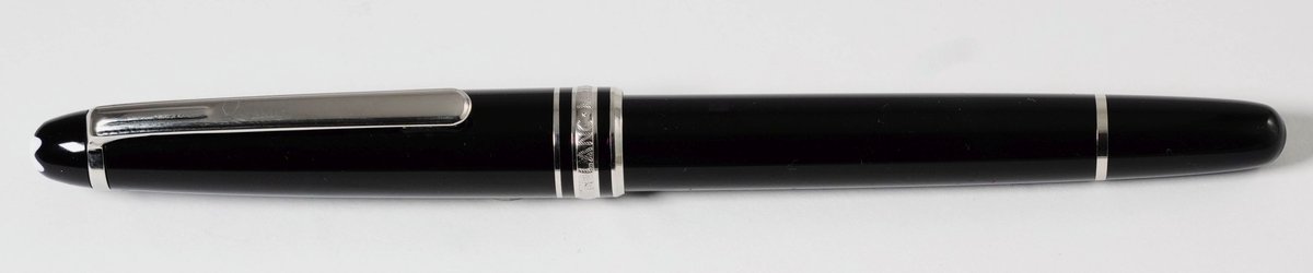 Mont Blanc Meisterstück 163, Platinum-Coated Rollerball Pen, ref 2865